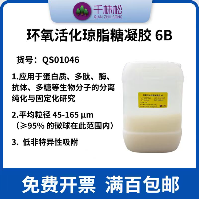 环氧活化琼脂糖凝胶 6B Epoxy-Activated Agarose Beads 6B